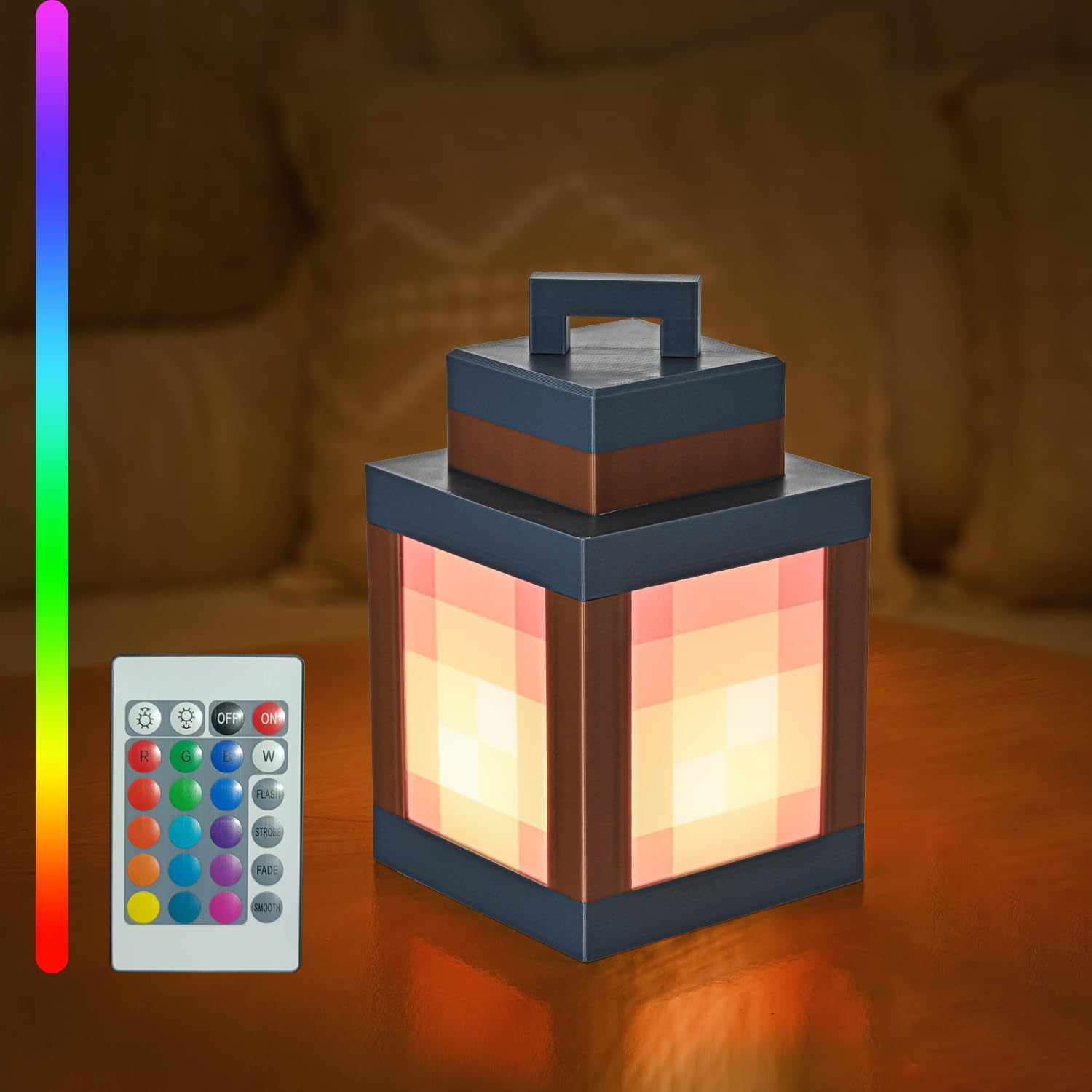 paladone lampe led 3d minecraft wolf