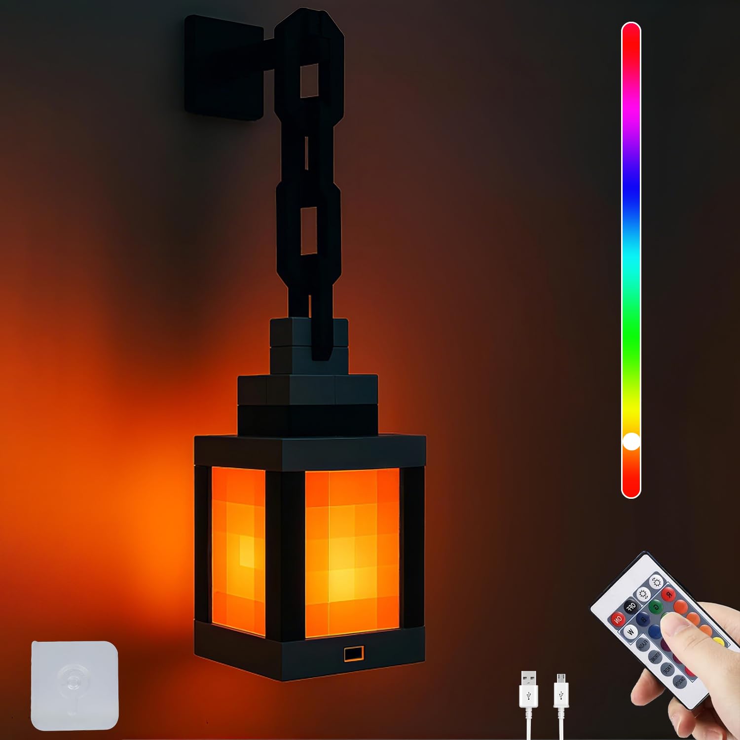 paladone lampe led 3d minecraft wolf